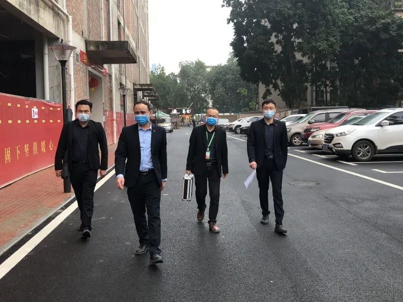 南鷹苑工地巡檢，打好復(fù)工第一戰(zhàn)